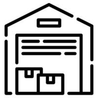 Warenhaus Symbol Illustration, zum uiux, Infografik, usw vektor