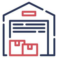 Warenhaus Symbol Illustration, zum uiux, Infografik, usw vektor