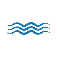 Wasser Welle Logo Vektor und Symbol Vorlage