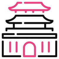 hwaseong Festung Symbol Illustration, zum uiux, Infografik, usw vektor
