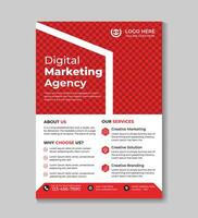 korporativ kreativ modern Digital Marketing Geschäft Flyer Design Vorlage Broschüre, Abdeckung, jährlich Bericht, Poster, Flyer, Förderung, Werbung, Flugblatt Design vektor