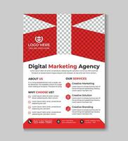 korporativ kreativ modern Digital Marketing Geschäft Flyer Design Vorlage Broschüre, Abdeckung, jährlich Bericht, Poster, Flyer, Förderung, Werbung, Flugblatt Design vektor