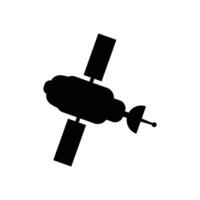 satellit ikon design. kommunikation teknologi tecken och symbol. vektor