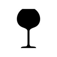 Wein Glas Symbol Vektor Design Vorlagen einfach und modern
