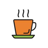 Glas Kaffee Symbol Vektor Design Vorlagen einfach und modern