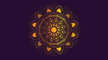 abstrakt Spiral- runden Mandala Hintergrund im dunkel Farbe vektor