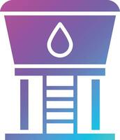 Wasser Turm Vektor Symbol Design Illustration