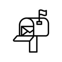 Mail Box Symbol im Vektor. Illustration vektor