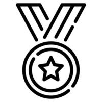 Medaille Symbol Illustration, zum uiux, Infografik, usw vektor