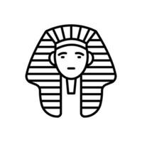 farao ikon i vektor. illustration vektor