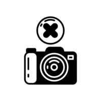 Nein Foto Symbol im Vektor. Illustration vektor