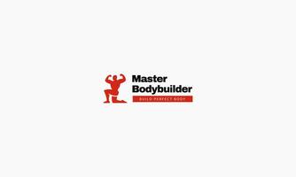 Fitnessstudio Bodybuilding Fitness Verein Logo Design Symbol Vektor