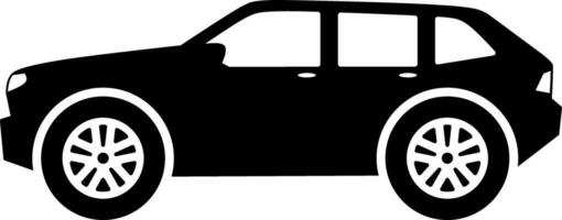 suv Auto Symbol Vektor. Sport Nützlichkeit Fahrzeug Silhouette zum Symbol, Symbol oder unterzeichnen. suv Auto Grafik Ressource zum Transport oder Automobil vektor
