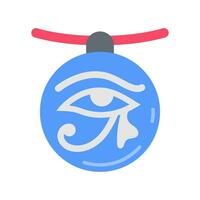 Auge Amulett Symbol im Vektor. Illustration vektor