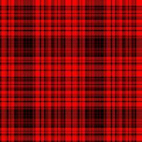 Plaid Textur nahtlos von Stoff Textil- prüfen mit ein Tartan Muster Hintergrund Vektor. vektor