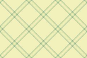 Plaid nahtlos Vektor von Muster Stoff Textil- mit ein Tartan Hintergrund prüfen Textur.