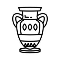 uralt Vase Symbol im Vektor. Illustration vektor