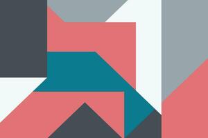 modern minimalistisch bunt abstrakt Hintergrund geometrisch Formen Vektor Design