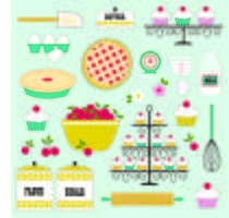 backen von clipart vektor