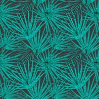 palmblad vektor sömlösa mönster bakgrund illustration