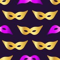 Karneval Maske Musterdesign Hintergrund. vektorabbildung vektor