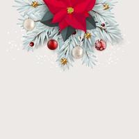 Urlaub Neujahr und Frohe Weihnachten Hintergrund. Vektor-Illustration vektor