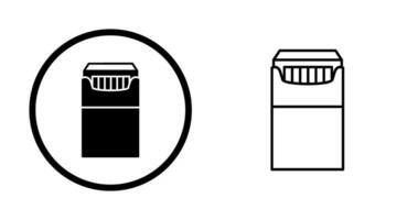 einzigartiges Päckchen Zigarettenvektorsymbol vektor