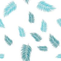 palmblad vektor bakgrund. sömlöst mönster. illustration eps10