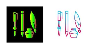 Einzigartiges Vektorsymbol für Schreibgeräte vektor