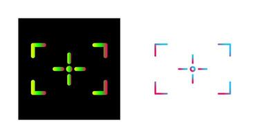 einzigartiges Fokusvektorsymbol vektor