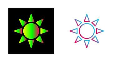Vektorsymbol für UV-Strahlung vektor