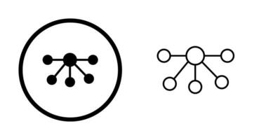 Vektorsymbol für Knoten vektor