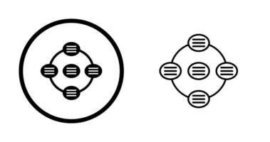 einzigartiges Vektorsymbol für Strategieberatung vektor