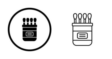 Vektorsymbol für Wattestäbchen vektor