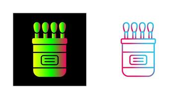 Vektorsymbol für Wattestäbchen vektor