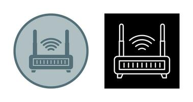 WLAN-Router-Vektorsymbol vektor