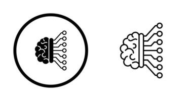 Vektorsymbol für maschinelles Lernen vektor