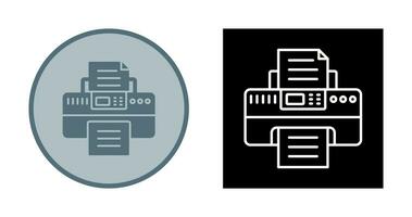 Druckervektorsymbol vektor