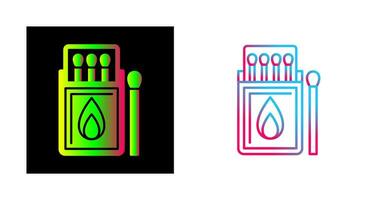 Streichholzschachtel-Vektorsymbol vektor