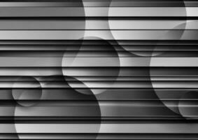 geometrisk minimal mörk grå abstrakt bakgrund med glansig cirklar vektor