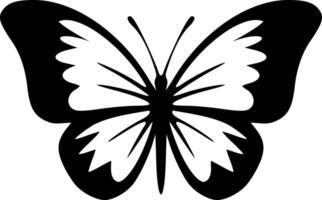 Vektor Schmetterling Silhouette Symbol Logo Vektor Illustration