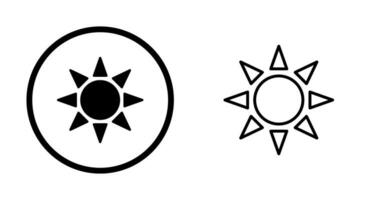 Vektorsymbol für UV-Strahlung vektor