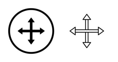 einzigartiges Move-Vektor-Symbol vektor