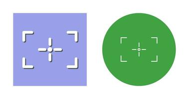 einzigartiges Fokusvektorsymbol vektor