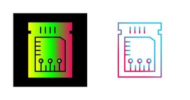 einzigartiges Chip-Vektorsymbol vektor