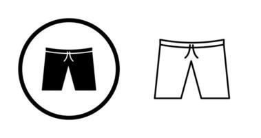 Shorts Vektor-Symbol vektor