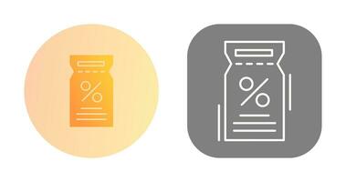 Vektorsymbol für Rabattgutscheine vektor