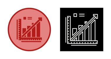 linje Graf vektor ikon