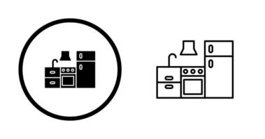 Küche-Vektor-Symbol vektor