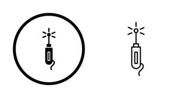 Laserstift-Vektorsymbol vektor